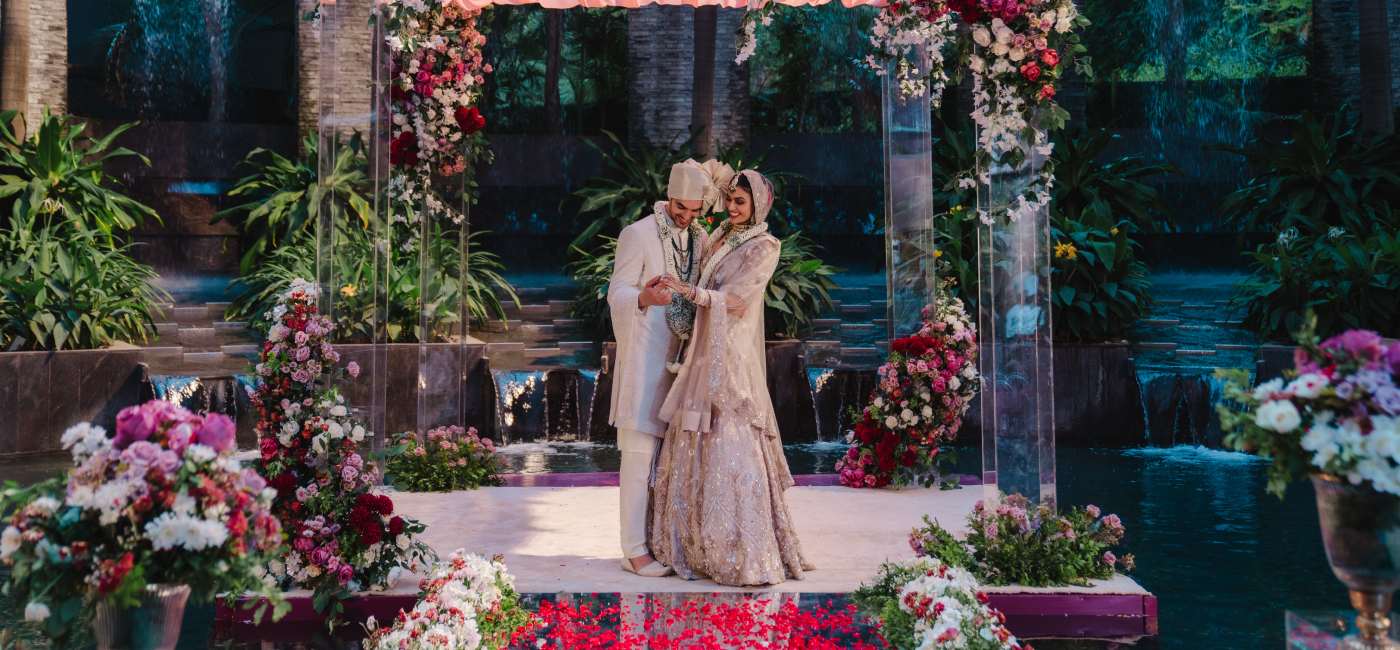 Elegant wedding ceremony at 5 star wedding venues in Pune